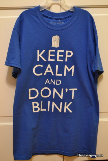 Doctor Who Keep Calm and Don't Blink shirt